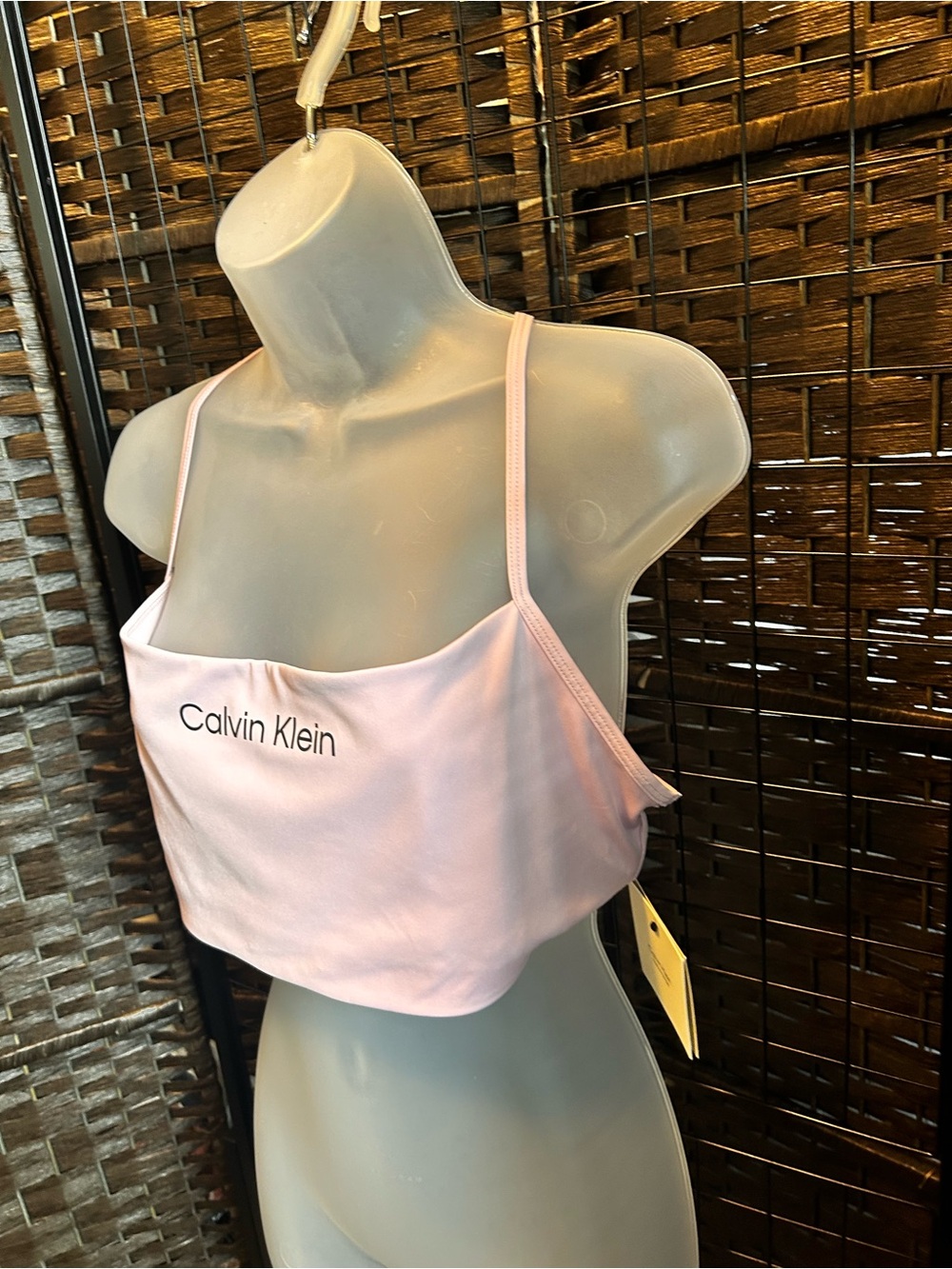 Calvin Klein Performance lilac pink bralette NWT size Large - Picture 2 of 10